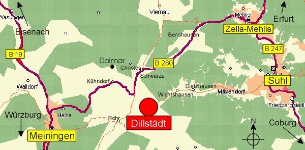 Karte von www.dillstaedt.de